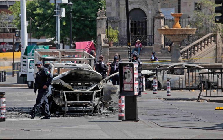 En la conferencia matutina de este lunes, el secretario de Seguridad, Omar García Harfuch, dio a conocer que las agresiones posteriores al abatimiento de “El Mencho” dejaron un saldo de 62 personas fallecidas. SUN / M. García