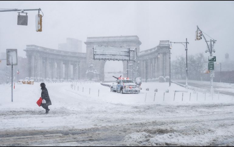 Las nevadas totales ya han superado los dos pies (61 cm) en algunas zonas de Nueva Jersey. EFE/O. Fedorova