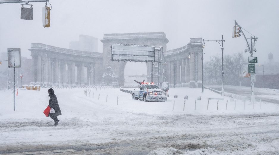 Las nevadas totales ya han superado los dos pies (61 cm) en algunas zonas de Nueva Jersey. EFE/O. Fedorova