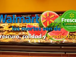Las ofertas por el Martes de Frescura este 24 de febrero son válidas en las más de 2 mil sucursales físicas de Walmart y en su tienda en línea. EL INFORMADOR / ARCHIVO