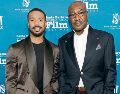 Michael B. Jordan y Delroy Lindo se encontraban en el escenario cuando John Davidson, quien sufre el síndrome de Tourette, profirió los insultos. AFP