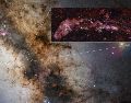 La imagen revela una compleja red de filamentos de gas cósmico con un detalle sin precedentes.  EFE/ Alma/ S. Longmore- Observatorio Europeo Austral