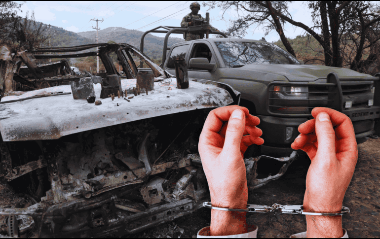 En un inicio se señaló a estos dos sujetos como escoltas de Nemesio Oseguera Cervantes, alias el 