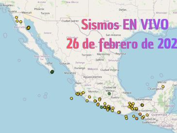 EN VIVO | Sismos en México | Jueves 26 de febrero. ESPECIAL / SSN