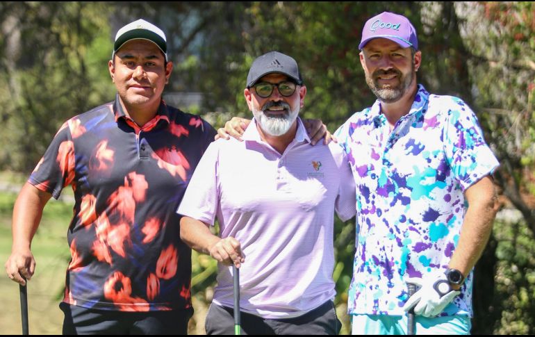 Uriel Barroso, Daniel Álvarez y Guillermo Vega. GENTE BIEN JALISCO / C. Jimeno
