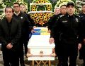 Durante el homenaje se recordó que el oficial custodio transmitía que ser policía significa calidez, amabilidad y generosidad, además de valentía y arrojo. ESPECIAL/Secretaría de Seguridad Jalisco