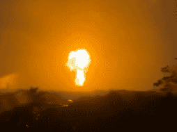 Aunque en la zona hay viviendas cercanas al punto de la emergencia de manera preliminar no se registran heridos. X/@EL TIEMPO