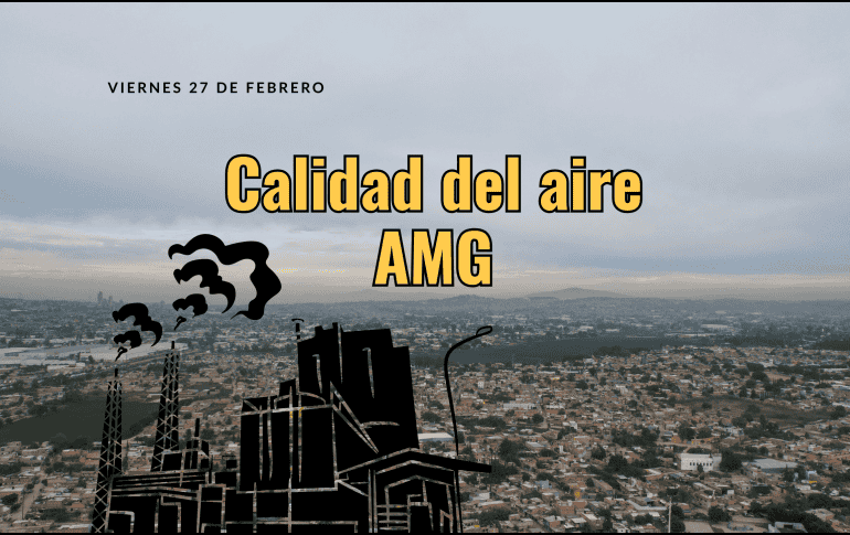 El índice más alto de calidad del aire registrado en el AMG hoy 27 de febrero es en Las Pintas, con 104 puntos IMECA. EL INFORMADOR / ARCHIVO