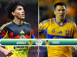 América recibe a Tigres en uno de los partidos más atractivos de la Jornada 8 del Clausura 2026. ESPECIAL / IMAGO7 y CANVA