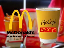 De esta manera puedes conseguir un café completamente gratis en McDonald's. EL INFORMADOR / ARCHIVO