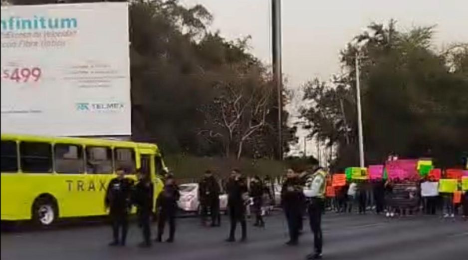 Manifestantes exigen liberar a joven detenido por hechos violentos en Guadalajara. ESPECIAL