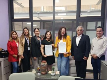 IDEFT firmó un convenio de colaboración con el Instituto de la Mujer en Ixtlahuacán de los Membrillos. CORTESÍA
