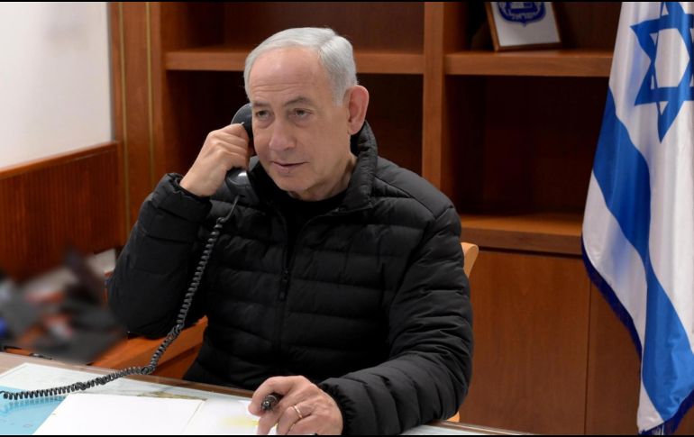 Netanyahu envió un mensaje de apoyo a los afectados por los misiles iraníes, que han causado ya al menos 10 muertos en Tel Aviv y Beit Shemesh. EFE / ARCHIVO