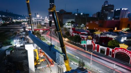 Tras los hechos, fueron suspendidos los trabajos en la zona. ESPECIAL/ X/ @metrorreynlofi1