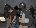 "Los hoy imputados fueron detenidos como resultado de trabajos del Gabinete de Seguridad del Gobierno de México, específicamente de elementos de la Secretaría de la Defensa Nacional (Sedena)", resaltó el boletín. ESPECIAL