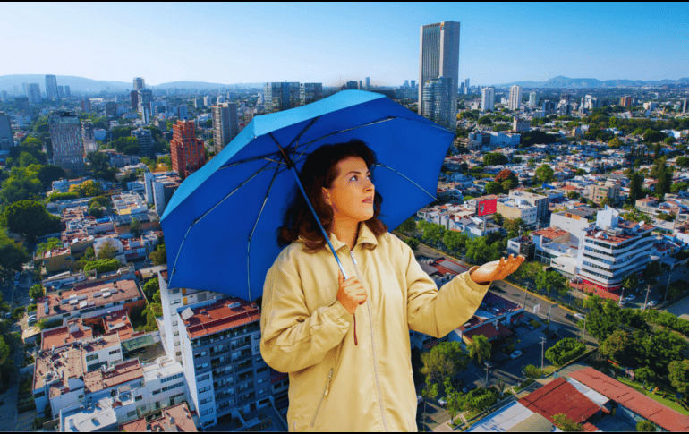 Guadalajara estará fresca por la noche y hasta el amanecer. Probabilidad de lluvias durante la tarde. EL INFORMADOR / A. Navarro / ESPECIAL / CANVA