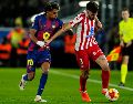 A pesar de la clasificación a semifinales, el Atlético de Madrid generó más dudas que certezas. EFE/ A.García.
