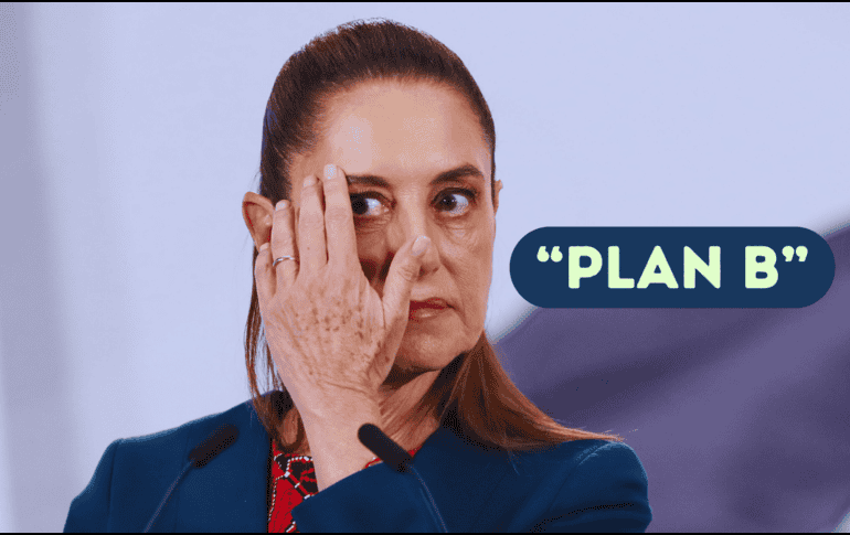 Sheinbaum externa de nuevo su rechazo a la lista de los plurinominales de los partidos. EFE / M. Guzmán