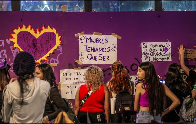 EL 8M se ha visto marcado por casos que evidencian la urgencia de atender estas demandas. EL INFORMADOR/ A. NAVARO