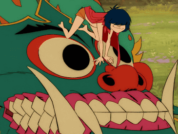 En las imágenes se pueden ver a Noodle, Murdoc, 2D y Russel emprendiendo un viaje en dirección a la India luego de llegar a Mumbai. ESPECIAL/YouTube/Gorillaz