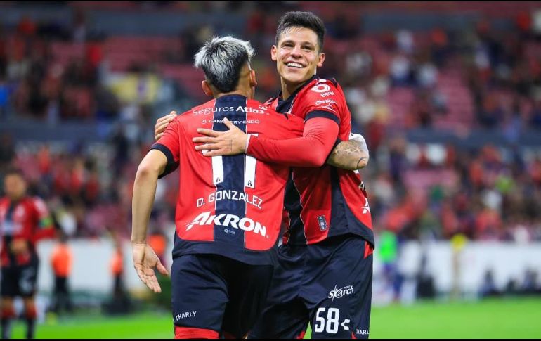 Alfonso González hizo los goles del Atlas, a los minutos 50 y 65. EL INFORMADOR/ J. Acosta