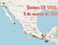 EN VIVO | Sismos en México | Jueves 5 de marzo. ESPECIAL / SSN