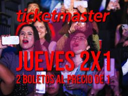 Estos seis conciertos en Guadalajara están al 2x1 en Ticketmaster el día de hoy. EL INFORMADOR / ARCHIVO