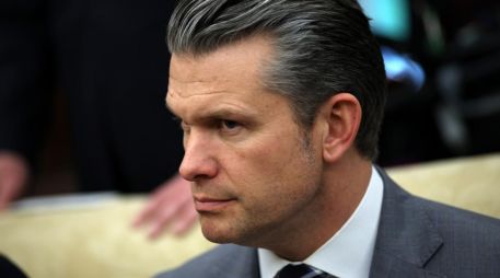 Fotografía de Pete Hegseth, quien se desempeña como el secretario de Guerra de Estados Unidos. EFE/EPA/S. Corum
