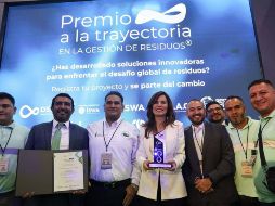 Dicho galardón, que es entregado por DSLATAM ISWA México, Asociación de Profesionales en Residuos. ESPECIAL / GOBIERNO DE GUADALAJARA