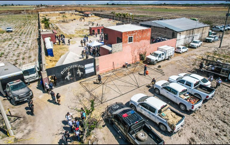 El rancho Izaguirre era utilizado como campo de adiestramiento del crimen organizado; tras un operativo y enfrentamiento, elementos de la Guardia Nacional lo aseguraron en 2024. EL INFORMADOR/ ARCHIVO