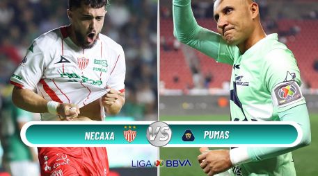 Necaxa y Pumas se enfrentan en el Estadio Victoria durante la Jornada 10 del Clausura 2026. ESPECIAL / IMAGO7 y CANVA