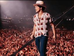 La gira mundial del cantante esta basada en su nuevo material discográfico, el cual fue lanzado el pasado 27 de febrero. X/ @BrunoMars