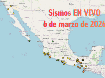 EN VIVO | Sismos en México | Viernes 6 de marzo. ESPECIAL / SSN