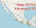 EN VIVO | Sismos en México | Viernes 6 de marzo. ESPECIAL / SSN