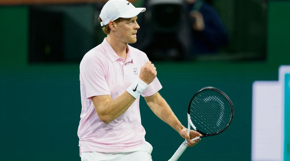 El italiano llegó a 33 victorias consecutivas en primeras rondas. AFP