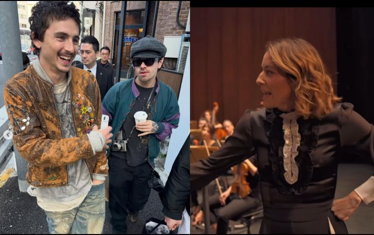Esto le dijo Alondra de la Parra a Timothée Chalamet. ESPECIAL / Instagram @tchalamet / alondradlp