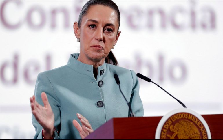 Sheinbaum indicó con calma que abordará el tema el próximo lunes durante su conferencia matutina. EFE/EFE/ Isaac Esquivel