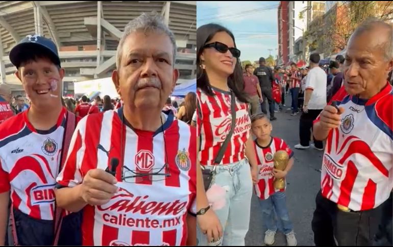 Aficionados de Chivas acuden al Estadio Jalisco para vivir el Clásico Tapatío como una tradición familiar llena de pasión, orgullo y confianza en que la rivalidad se mantenga sólo en la cancha. EL INFORMADOR/ A. GARCÍA.