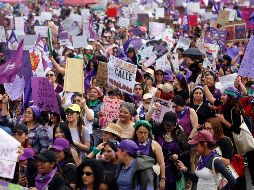 Cada año, miles de mujeres en México participan en distintas actividades conmemorativas para visibilizar la importancia de su papel en la sociedad. EFE/S. Gutierrez