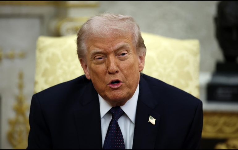 Las declaraciones del presidente estadounidense llegan cuando la guerra lanzada por Washington e Israel contra Irán ya avanza en su segunda semana. EFE/S. CORUM