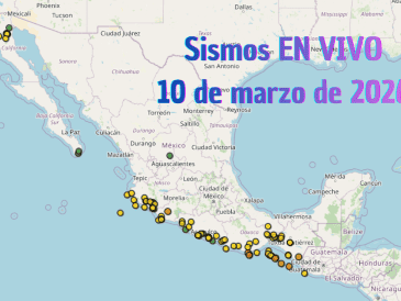  EN VIVO | Sismos en México | Martes 10 de marzo. ESPECIAL / SSN