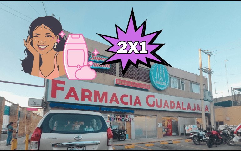Hoy  10 de marzo en Farmacia Guadalajara hay 2x1 y otras ofertas en algunas marcas de la línea de salud y belleza. EL INFORMADOR / ARCHIVO