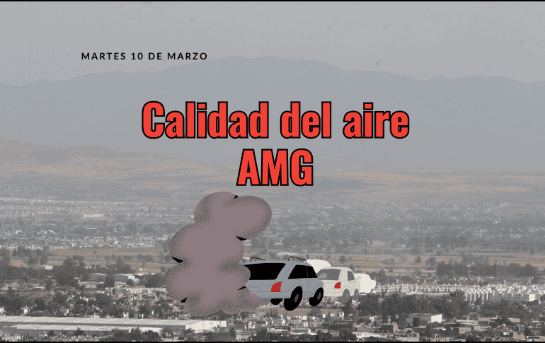 Este miércoles 10 de marzo SEMADET registra mala calidad de aire en la estación Las Pintas con 102 puntos. EL INFORMADOR /ARCHIVO