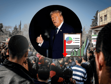 Aproximadamente la mitad de los votantes dijeron que la acción militar de EU en Irán hace que EU sea "menos seguro". EFE/ARCHIVO/CANVA/ESPECIAL