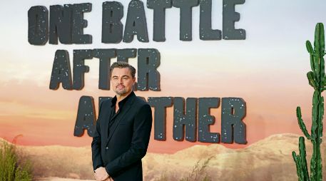 Leonardo DiCaprio asistió al estreno en Londres de “Una Batalla Tras Otra”, el 16 de septiembre de 2025. CORTESÍA