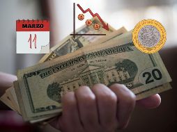 El dólar se mantiene alrededor de los 17.61 pesos frente a la moneda mexicana, con una ligera variación respecto al cierre previo. ESPECIAL / EFE y CANVA