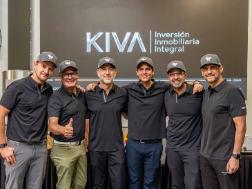 Alfonso González, Bernardo Perea, Jaime Flores, Fernando Amescua, Yamil Pérez y Franco Guerra. GENTE BIEN JALISCO / 8° Torneo de golf anual KIVA