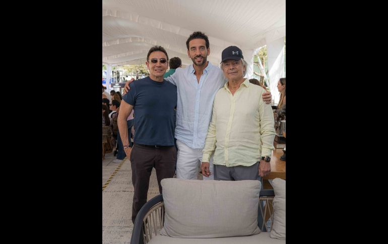 Vicente Hernández, Leo Jiménez y Jamie Sahagún. GENTE BIEN JALISCO / J. Soltero
