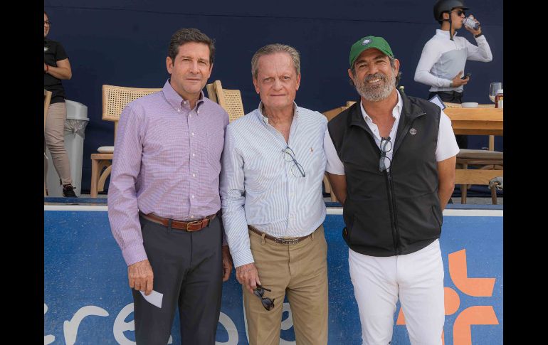 Javier Villaseñor, Carlos Félix y Rodrigo Gómez. GENTE BIEN JALISCO / Revista del 13 de marzo 2026