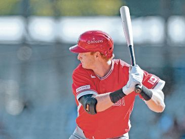Owen Caissie rompió el 0-0 en el tercer inning con un elevado de sacrificio. AFP